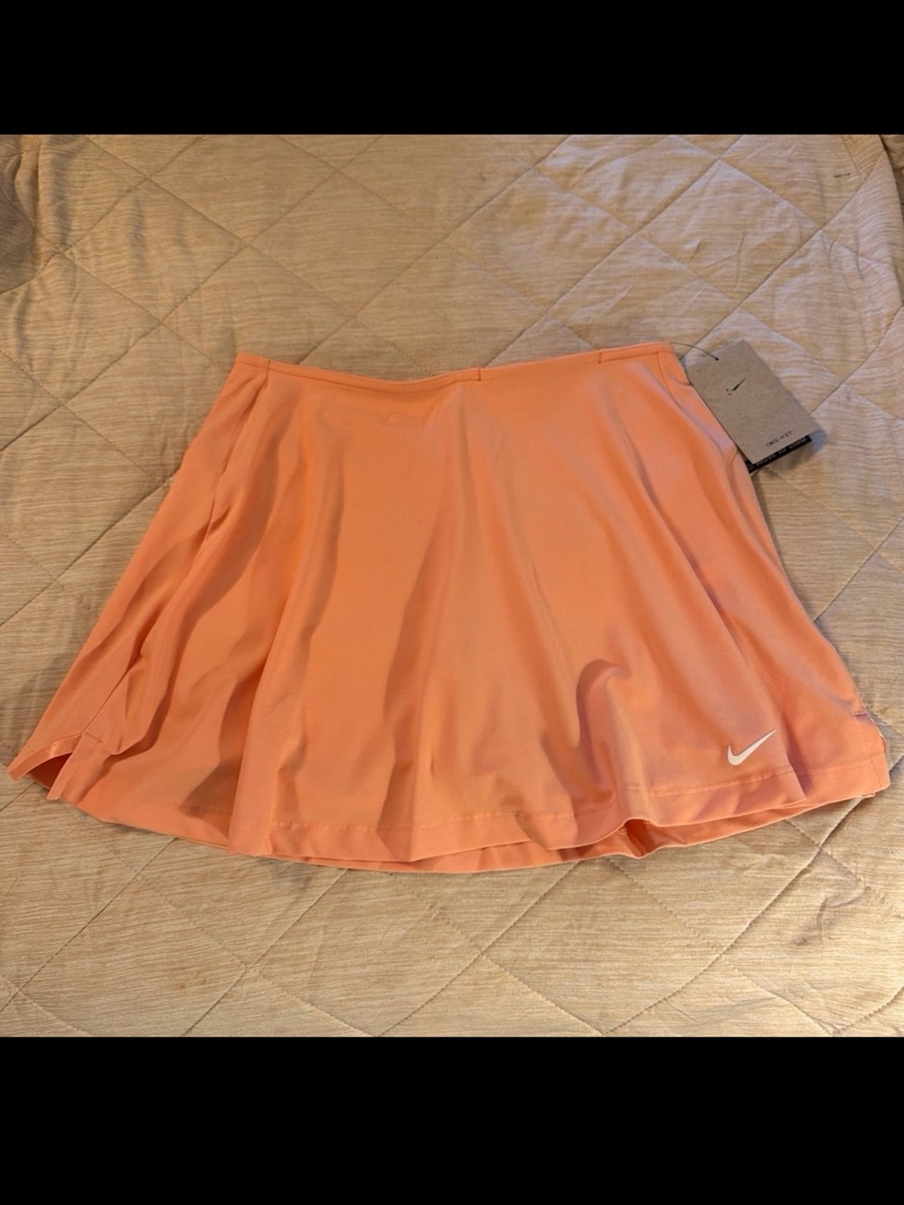 NIKE Women’s Dri Fit Victory Flouncy Golf tennis Skort Apricot Agate S NEW $85